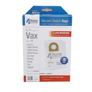 4 YOUR HOME VAX VACUUM CLEANER MICRO FIBRE DUST BAGS - 5 PACK - MFB152