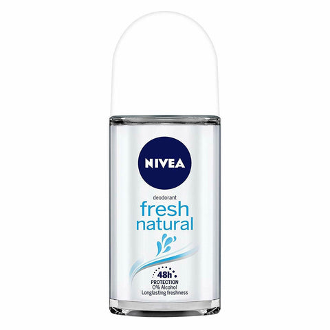 NIVEA Fresh Natural Roll on Deodorant for Women - 50 Ml