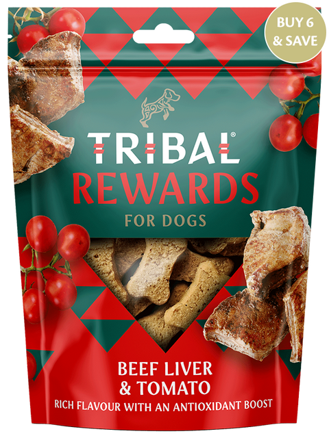 Tribal Rewards Beef, Liver & Tomato Dog Biscuits