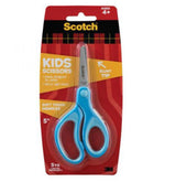 Scotch 3M (12cm) School Scissors Stainless Steel Ambidextrous Soft Touch Handles Blunt Tip (Single)