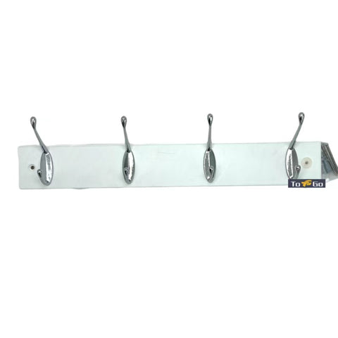 Headbourne White Board Chrome Hook 4 Hook