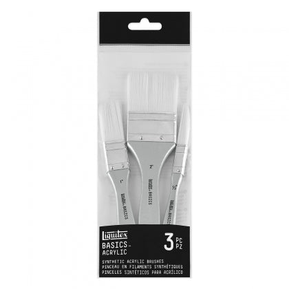 Liquitex Basics Brush Set - 3 Synthetic