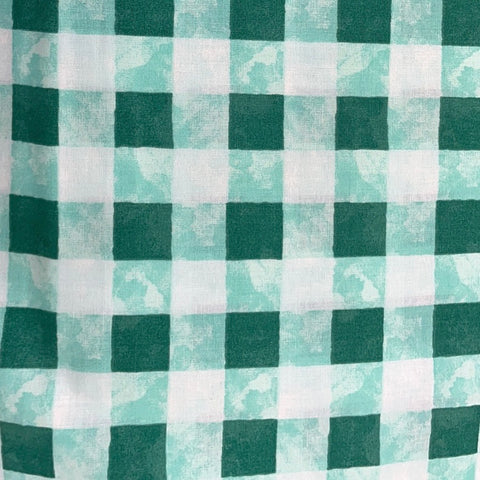 Bloom Turquoise Check