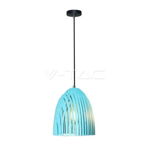 Pendant Light Cone Prism Blue