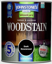 Johnstone's Indoor & Outdoor Woodstain - Dark Rosewood