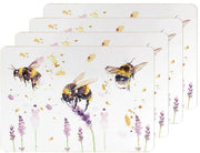 Design Set 4 Country Life Bumble Bee Meadow Table Place Mats