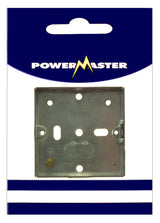 POWERMASTER 1 GANG 16 MM FLUSH METAL BOX