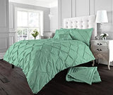 Gaveno Cavalia Alford Duvet Cover Pillowcase Quilt Cover Bedding Set (PepperMint, King)