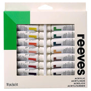 Reeves Acrylic Paint - 18 Set