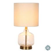 Megan glass table lamp gold 47cm