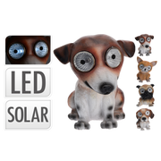 Small Cute Dog Ornaments Led Solar Powered Lights Garden Patio Lights