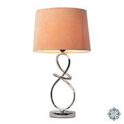 Sienna table lamp chrome 56cm