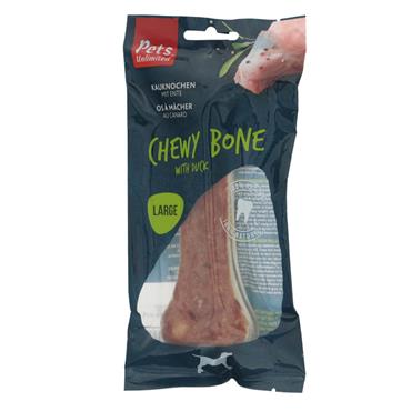 Pets Unlimited Chewy Bone with Duck Large