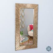 Costes accent mirror country champagne