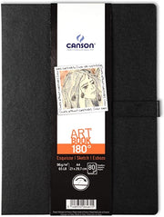Canson ArtBook 180° - A4 lay flat sketchbook including 80 sheets of 96gsm drawing paper