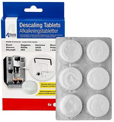 4 Your Home CLN025 Coffee Machine 6 Descaler Tablets 40g
