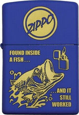 Zippo Genuine Refillable Cigarette Lighter Fish Belly