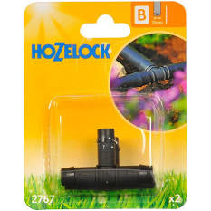 Hozelock 13mm Pack Of 2 Hose T Pieces