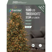 1500 Premier LED TreeBrights Christmas Tree Lights Vintage Gold