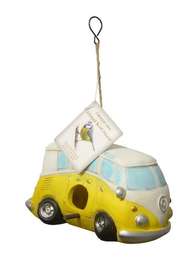 Hanging mini car bird house