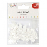 SC Mini Bows - White