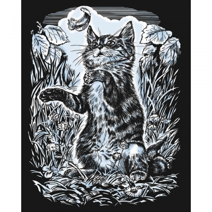 Kittens - Silver Scraper Foil