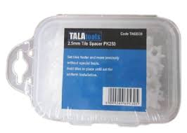 Tala 2.5mm Tile Spacers (250Pk)