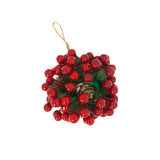 Red Berry Balls with Pine cones