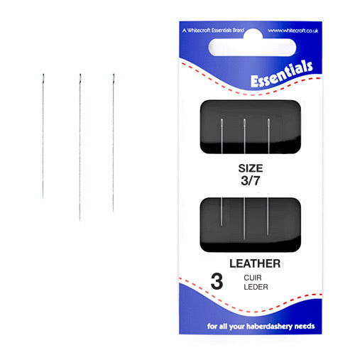 Essentials Leather Point 3/7 Hand Sewing Needles