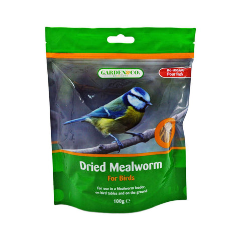 Garden&Co Dried Mealworm Bird 100g