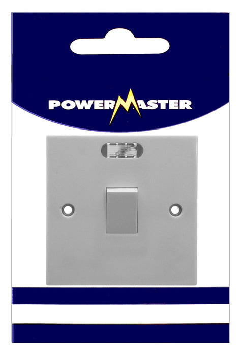 POWERMASTER 20 AMP DOUBLE POLE SWITCH WITH NEON