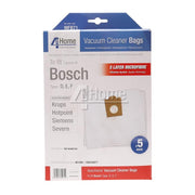 4 YOUR HOME - BOSCH PACK OF 5 VACUUM CLEANER BAG (D,E,F,G)