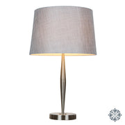 melanie table lamp silver 58cm