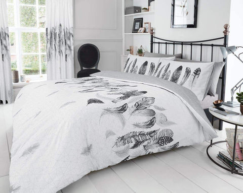 Gaveno Cavailia Luxurious Feathers Bed Set with Duvet Cover and Pillow Cases Polyester-Cotton