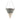 Dipped Grey/White Hanging Basket Cone 12"