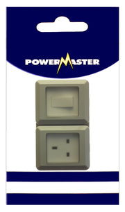 POWERMASTER 1 GANG OUTDOOR DAMP PROOF SWITCH & SOCKET IP55