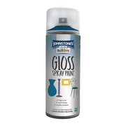 Johnstones Revive Gloss Spray Paint 400ml Indigo Blue