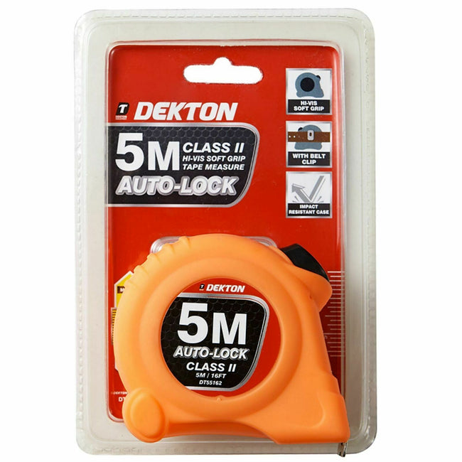 Dekton HI VIS Orange Soft Grip Autolock Tape