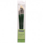 Elements Set of 5 Oil Brushes Long Handle