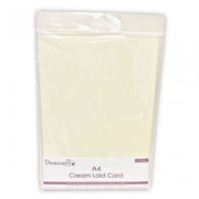 A4 Cream Laid Card 220gsm 10 Shts