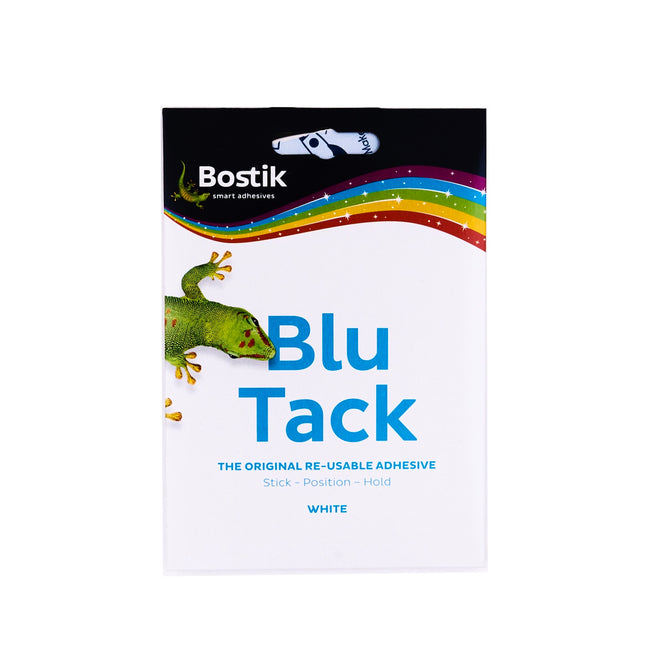 Bostik Original Blu Tack White - Re-usable Adhesive - 65g Pack