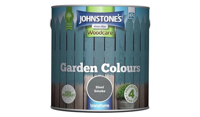 Johnstone's Garden Paint  -  Steel Smoke