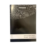 Supreme A4 project maths book 120pg 7mm squares