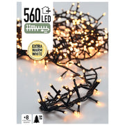 Micro-cluster 560 Led 11M Christmas light Extra Warm White