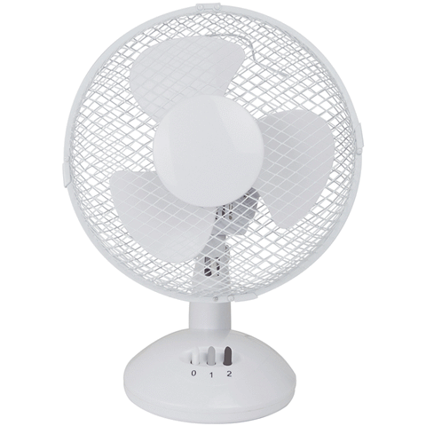 Status 9-inch Desk Fan - White