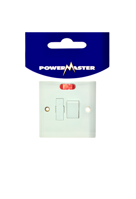 POWERMASTER 13 AMP SWITCHED SPUR UNIT WITH NEON