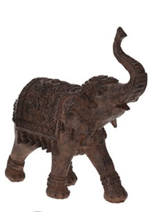 Poly stone Elephant Ornament