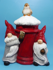 Souvenir mailbox with dwarfs, GLOBAL CHRISTMAS, Ceramics, 34.5cm