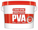 Evo-Stik Super r Bond PVA building glue primer sealer admixture 5 Litre