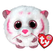 TY Puffies Tabor PINK AND WHITE TIGER